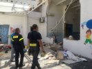 Une école détruite après l'explosion à Beyrouth